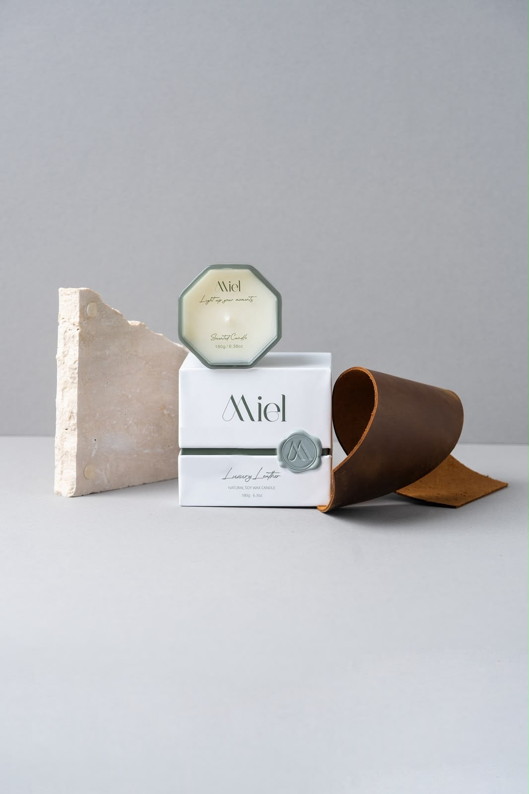 Leather Candle