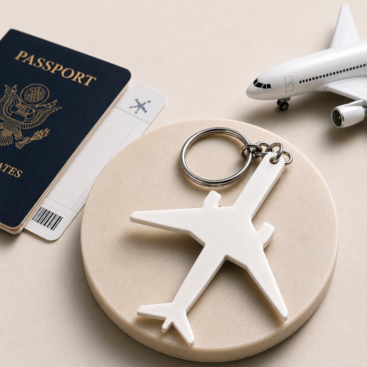 Aircraft keychain
