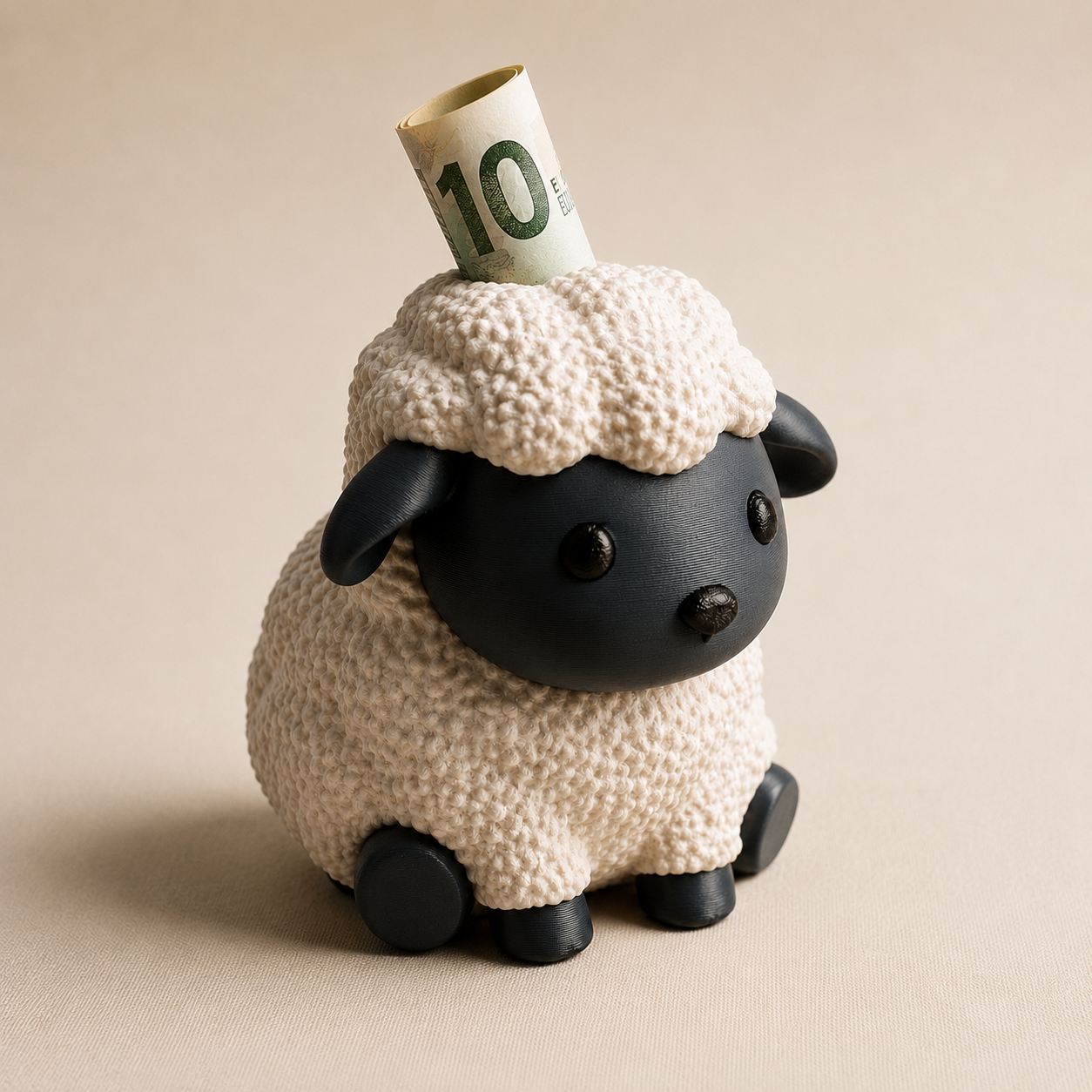 charming sheep money holder