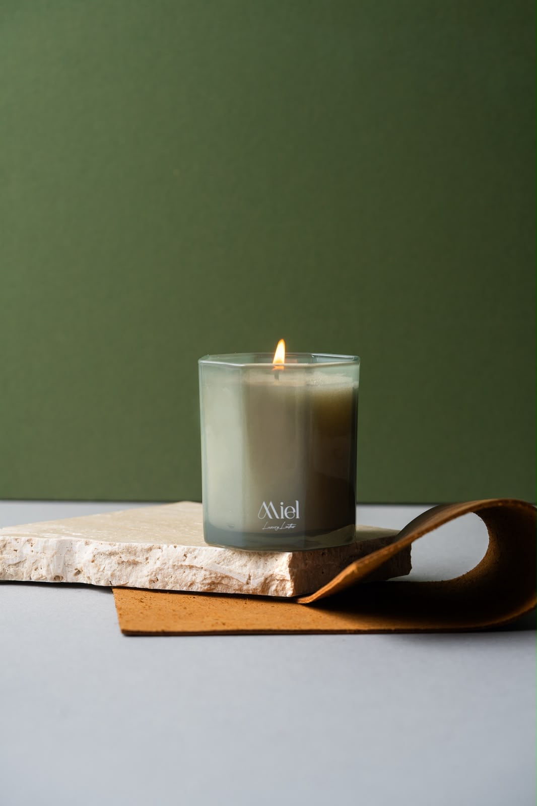 Leather Candle